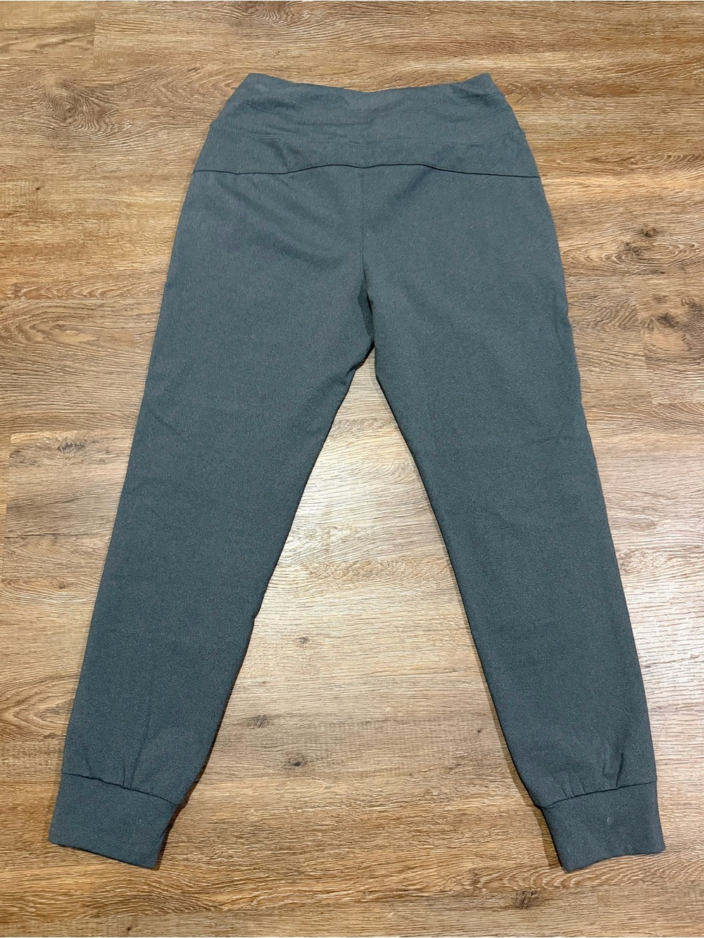 Gradual High-Waist Drawstring Active Joggers in Charcoal - Picture 11 of 11